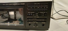 Vintage Philips FC567 Dual Logic Auto Reverse Hi-Speed Dub Cassette Deck TESTED