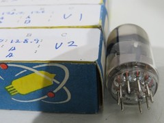 Electron Tube Audible Illusions 2-6922 & 2-6H23II-EB Soviet Tubes Tested Good