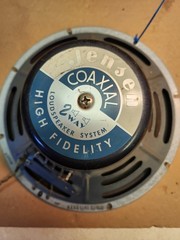 Jensen 12 inch 2 way high fidelity Coaxial 1960 K210S Wide Range