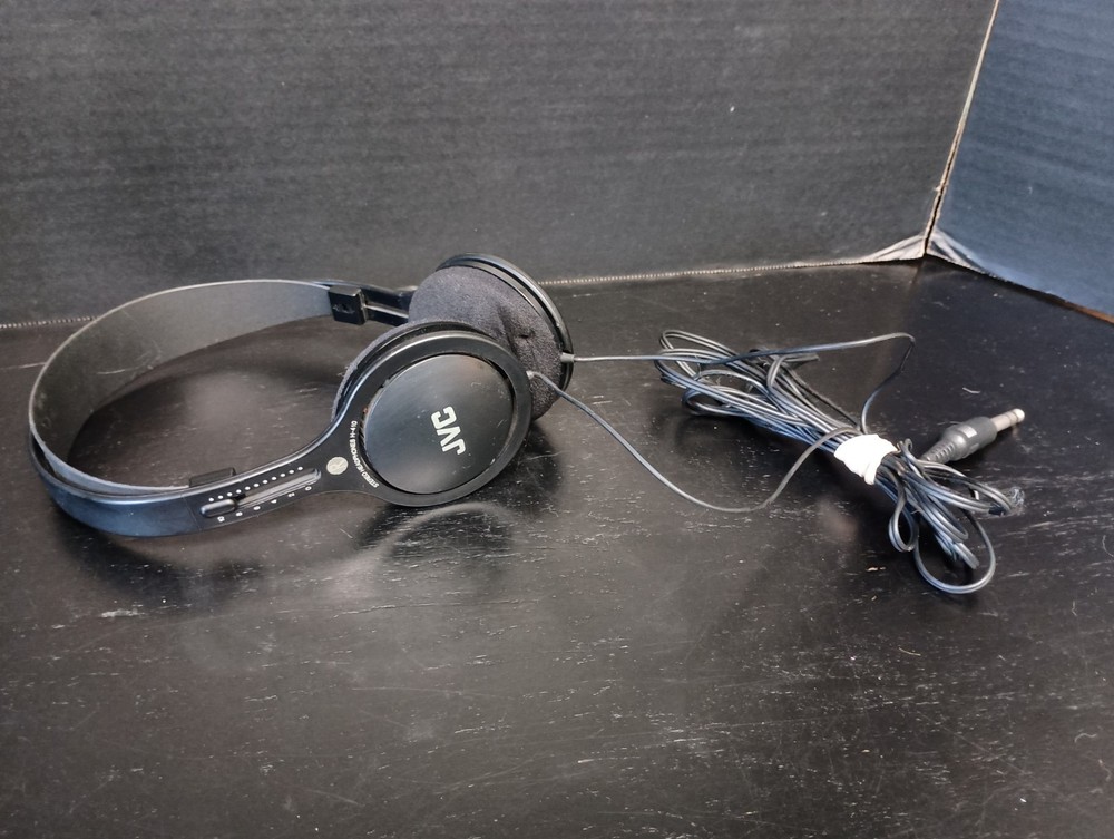 Vintage Vintage JVC HA-410 Headphones Wired Plug In Jack HTF