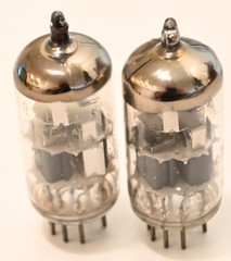 Two Dutch Bugle Boy ECC88/6dj8 Amplitrex tested-Quiet-good for phono application
