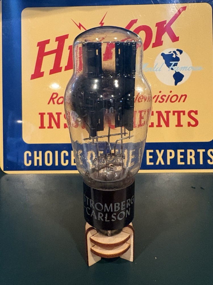 Stromberg-Carlson 5U4G ST Bottle Black Plate Tube TV7 TEST ANOS & Balanced 🔈