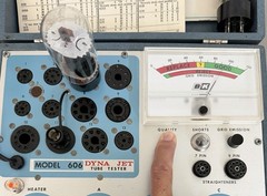 GE 6L6GC “OO” Side Getters Gray Plate Tube Test Strong For GM, Emissions