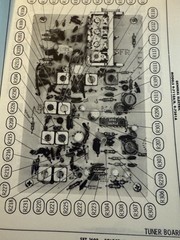 Sam’s Photofact Model 9-7201A General Electric Dial Cord Stringing October 1976
