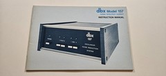 dbx Model 157 Noise Reduction System Instruction Manual