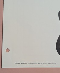 Fender 12-String Electric Guitar Replacement Parts List & Schematics – Rare 70s