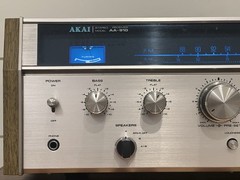 Akai AA-910 Receiver Fully Serviced Excellent Condition Wood Grain Cabinet Japan