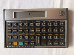 CALCULATOR voyager scientific programmable Hewlett Packard HP 15C with Case