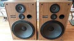 Vintage Pioneer CS-G404 Speakers. Large Floor 3-Way Speakers 15″ Woofers Tested