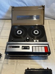 Wollensak 3M Reel to Reel Tape Recorder w/ Microphone Mid Century Audio Recorder