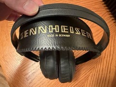 Sennheiser HD 430 Vintage Headphones Black Headband Ear-Pad Made in Germany