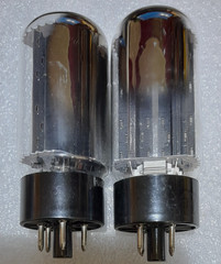 Tightly Matched Pair 5AS4A Miniwatt by RCA black plate Tubes Triplett 3444 test