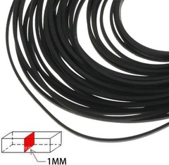 Versatile 50Pcs Rubber Belts for Recorder Repair – 40-135MM Compatibility