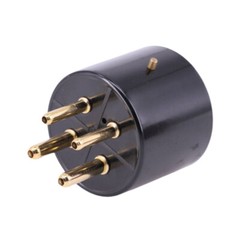 2PCS 4Pin Tube Socket Gold Plated Bakelite Tube Base For 2A3 300B 811 274A 572B
