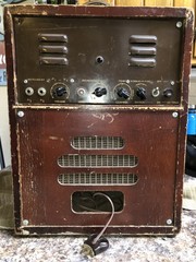 Vintage Kay tube Guitar Amplifier with Rola Speaker.