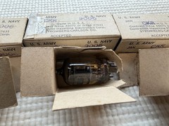 Vintage JAN 9006 Vacuum Tubes Lot of 4 CKR US Army Navy Tested Stromberg Carlson