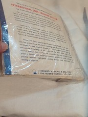 1963 Howard W Sams Co Inc International Code Training Manual Cassette Morse Code