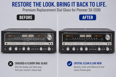 Pioneer SX-5590 Dial Glass Replacement Part