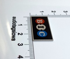 BIC Turntable Badge Logo For Dust Cover Metal Custom Made