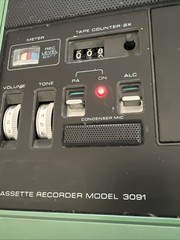 VINTAGE BELL & HOWELL 3091 EDUCATOR SERIES CASSETTE TAPE PLAYER RECORDER Japan