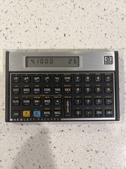 Vintage Hewlett Packard HP 15C Scientific Calculator wt case, New Battery