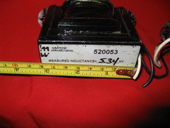 PAIR Choke Filter Inductors 5 HY (5.34,5.31 Henry) Hammond Mfg. 5200253