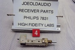 Philips 7831 Receiver ON/OFF/Speaker Selector Switch ALPS P/N 160594-2 Tested