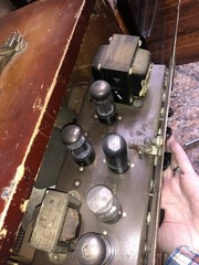 Vintage Kay tube Guitar Amplifier with Rola Speaker.