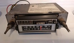 VTG Audiovox C-977 Vintage AM/FM 8 Track Stereo Radio Untested