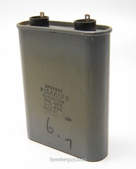 Sprague Vitamin Q PIO Capacitor / 6 MFD 1000 VDC / 9986910-2 — KT