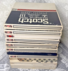 SCOTCH Reel to Reel BULK LOT of 12 – BLANK Magnetic Recording Tape TENZAR Mixed