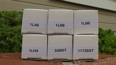 1LA6 1LN5 etc Complete Used Tube Set Zenith 6G001Y-Universal-Free Shipping in US