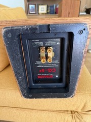 RSL Rogersound Labs CG-52 Vintage Speakers PAIR Wood Veneer Bookshelf Tested