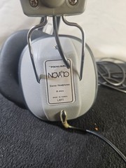 Vintage Realistic Nova 10 Stereo Headphones 8 ohms Black Gray