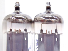 Strong Testing Pair of Vintage EI 12AX7/ECC83 Vacuum Tubes w/Matching Codes