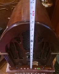 GE Reproduction-Cathedral AM/FM Radio. Tested-Works- Great Sound!