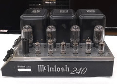Mclntosh MC240 Tube Amplifier audio vintage maintenance Working Confirmed