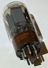 (1) GE JAN CLRV 6L6WGB / 5881 Vacuum Tube 1970 Tests Great B&K 700, 606, Fluke