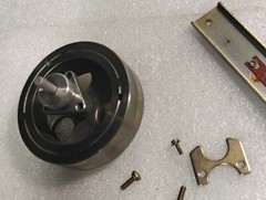 TEAC A-3300 SX reel to reel flywheel assembly
