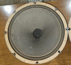 Pair 1959 Smooth 10” Rola Alnico Hammond Instrument Speakers 7.8/7.9 DCR