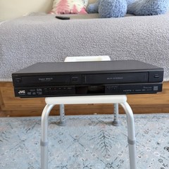 JVC DR-MV80 DVD Recorder VHS VCR Combo HDMI Tested Dubbing Works W/ Remote