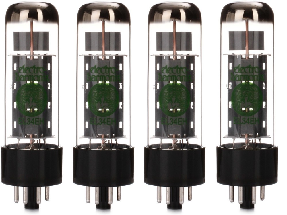 NEW MATCHED QUAD Electro Harmonix EL34 EH tubes valves EL34EH