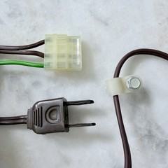BSR McDonald 610 VTG Turntable And Others OEM Power Cable and Ground