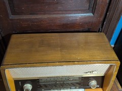 Retro 1960’s Loewe Opta Vineta Stereo German Tube Radio 4781W Wood VTG