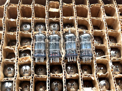 4pcs 6N1P-EV / 6Н1П-ЕВ ~ E88CC, 6DJ8 Triode Vacuum Tube NEVZ Soviet 70-80s NOS