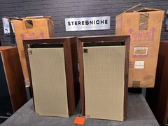 Acoustic Research AR-3 Oiled Walnut Iconic Speakers – Restored -with orig. Boxes