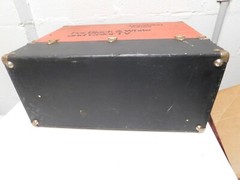 Vintage X Large TV Repair Tubes Wood Carrying Case Television Color Black White