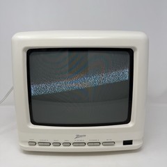 Zenith 9” CRT Color TV SL0953X Power Cable Gaming Tested No Remote Coaxial READ