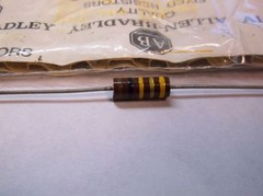 Allen Bradley Carbon Comp Resistor RCR32G104JS 100k 1 watt 5% (1)