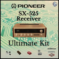 Pioneer SX-525 Receiver Ultimate Upgrade Kit Genuine Parts Restoration